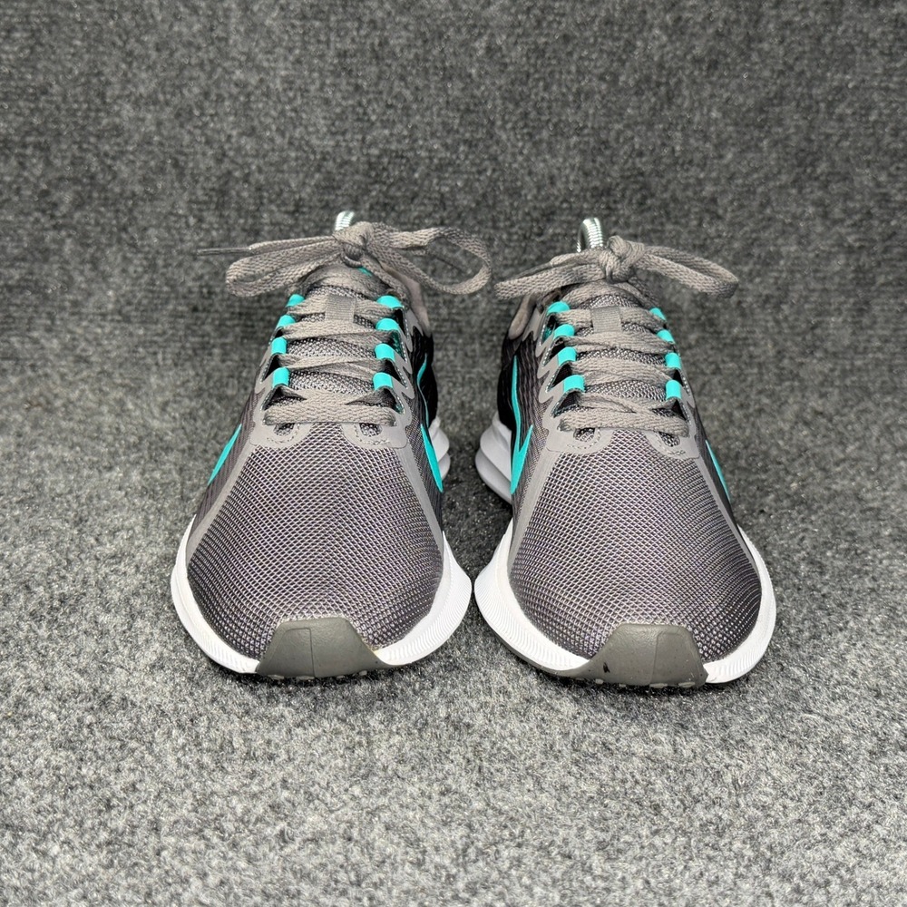 Nike Downshifter 8 Running Shoes Women's 7 Grey Turquoise Athletic Run Training - Picture 2 of 11